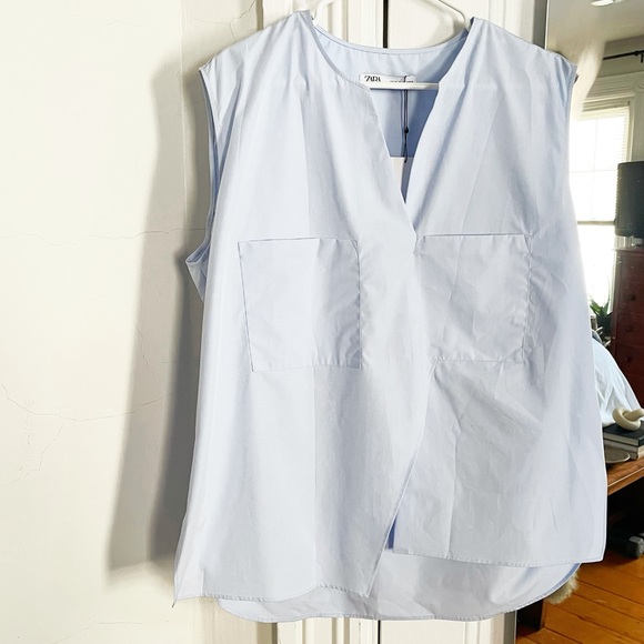 Zara Poplin Blouse - Picture 3 of 6